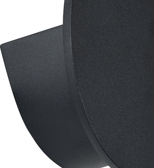 GloboStar Redondo Wall-Mounted Outdoor Lighting LED IP65 10W with Warm White Light Double Beam 14x14x4.5cm