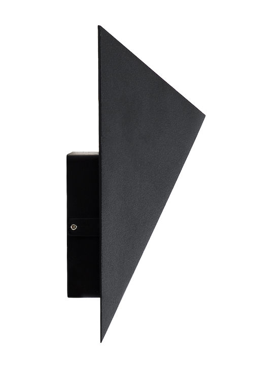 GloboStar Stealth Wall-Mounted Outdoor Ceiling Lamp LED IP65 10W with Natural White Light 17x7.5x17cm