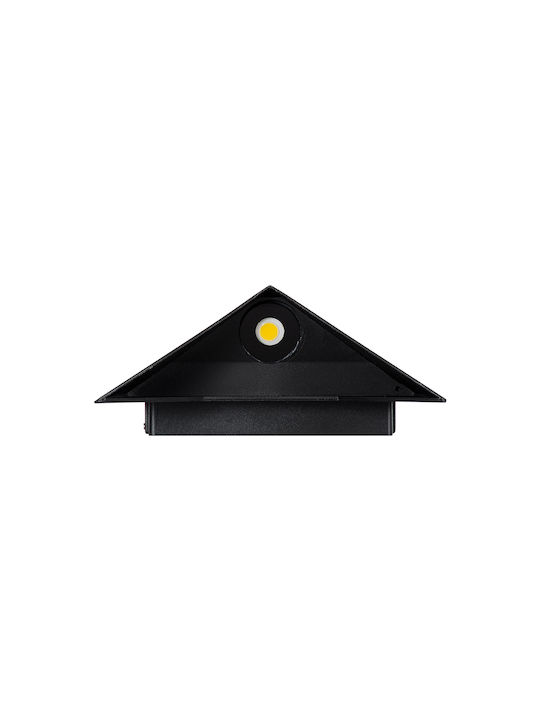 GloboStar Stealth Wall-Mounted Outdoor Ceiling Lamp LED IP65 10W with Natural White Light 17x7.5x17cm