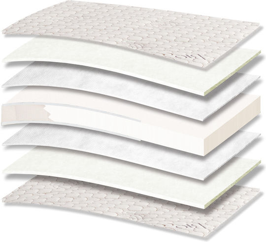 Orion Strom Matratze Kinderbett 881 Filoxenia Bio Cotton Foam Baby 70cmx160cmx10cm