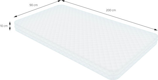 ML-Design Mattress Kids Bed 90cmx200cmx10cm