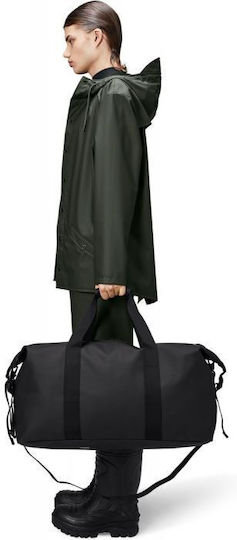 Rains Weekend Bag Sack Voyage 47lt Black Fabric L60xW27xH29cm