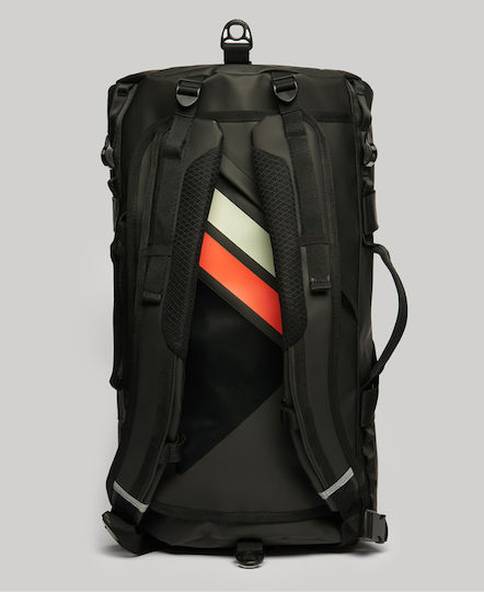 Superdry Tarp Barrel Σακ Βουαγιάζ Μαύρο Μ49xΠ27xΥ28εκ.