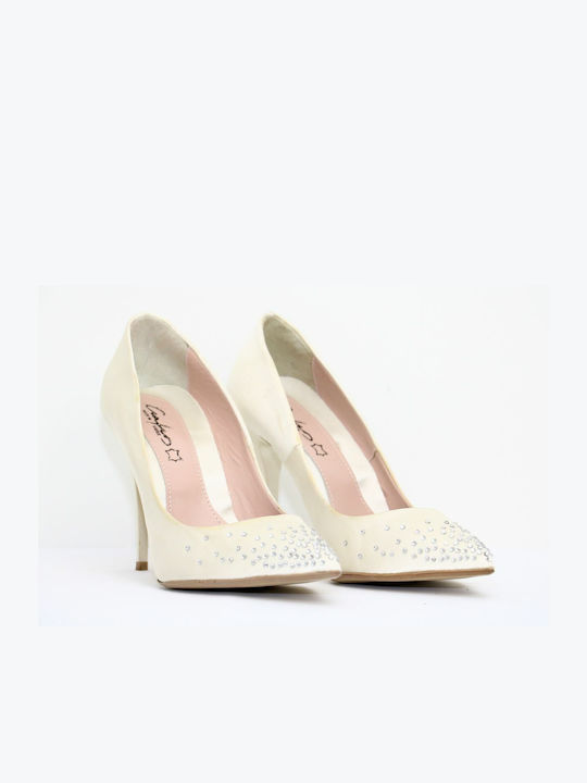 Kiamos Pumps mit Stiletto-Absatz Beige