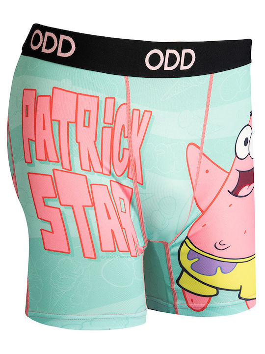 X Spongebob Patrick Star Men's Boxer Turquoise with Patterns