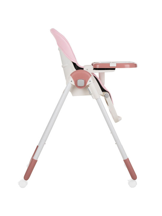 Kikka Boo Spicy Foldable Baby Highchair Spicy Pink