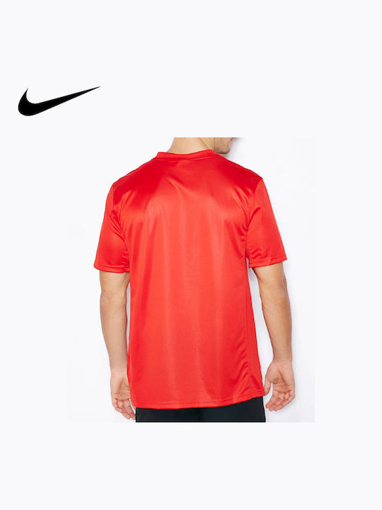 Nike Park V Men's Athletic T-shirt Short Sleeve Red