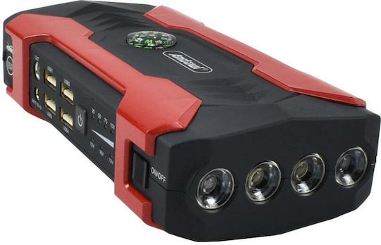 Andowl Portable Car Battery Jump Starter 15000mAh with Power Bank / USB / Φακό