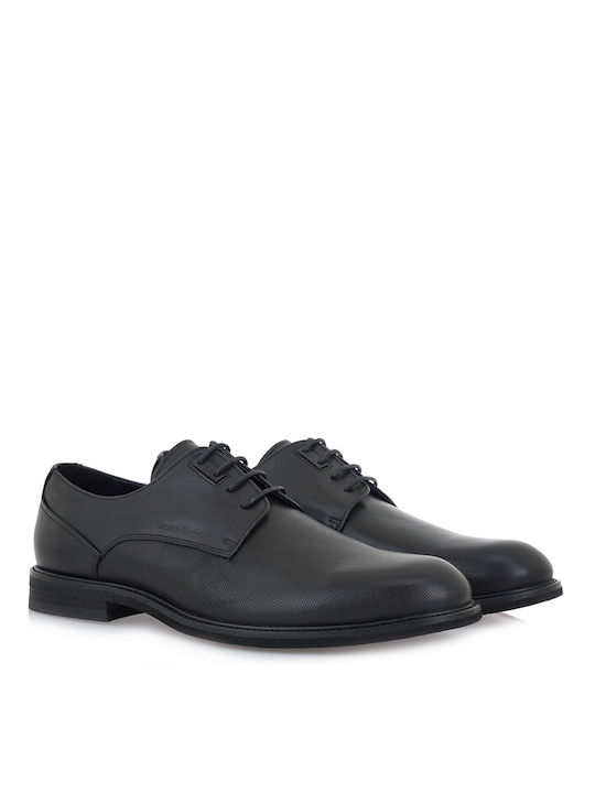 Renato Garini Evening Men's Leather Dress Shoes Black