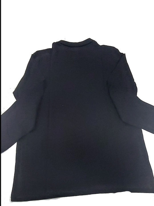 Polo Herrenbluse Kurzarm Schwarze