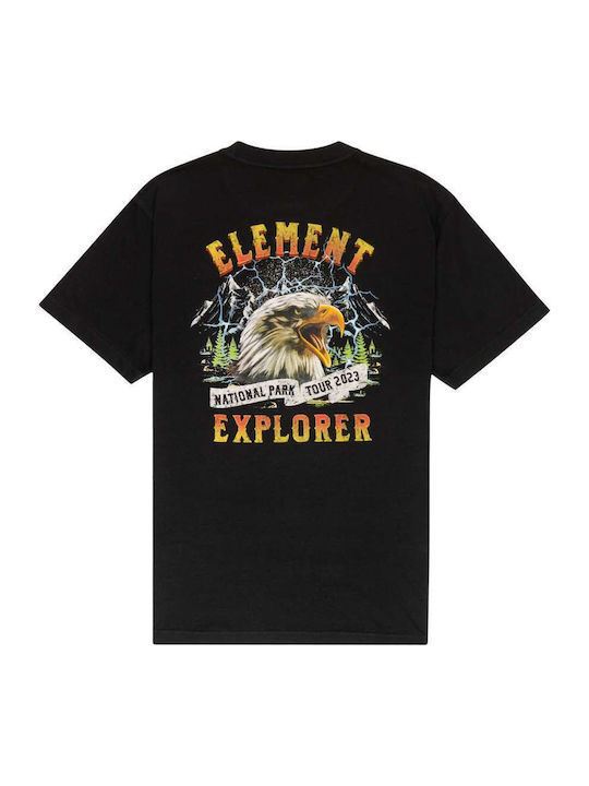 T-shirt Μαύρο