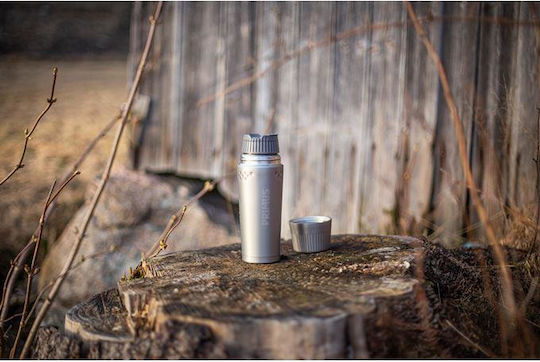 Primus Trailbreak Vacuum Bottle Bottle Thermos Stainless Steel 500ml Silver with Cap-Cup