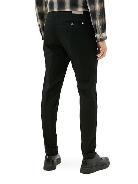 Trousers Chino Elastic in Regular Fit Black