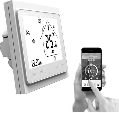 MOES BHT-002-GBLW Digital Thermostat Raum Intelligent mit Touchscreen und WLAN