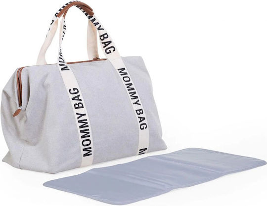 Childhome Shoulder/Hand Diaper Bag Off White 55x30x30cm.