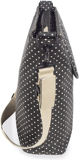 Walking Mum Walking Mum Shoulder Bag - Changing Pad Emily Black 41x12x34cm