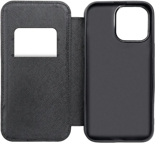 NetOne Back Cover Δερματίνης Μαγνητικό Μαύρο (iPhone 14 Pro)