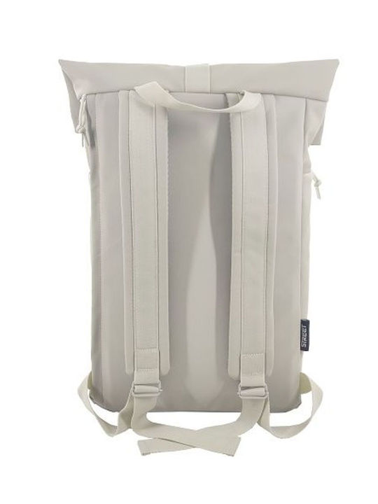 Street Wear Backpack Μπεζ