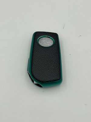 Silicone Car Key Cover Case with 3 Buttons for Toyota Black