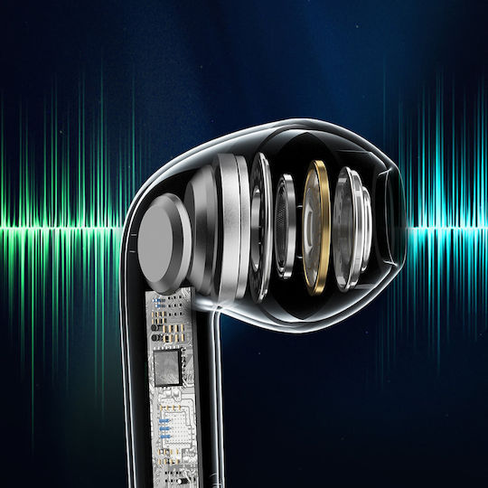 Dudao U15Pro Earbud Bluetooth Handsfree Ακουστικά με Θήκη Φόρτισης Μαύρα