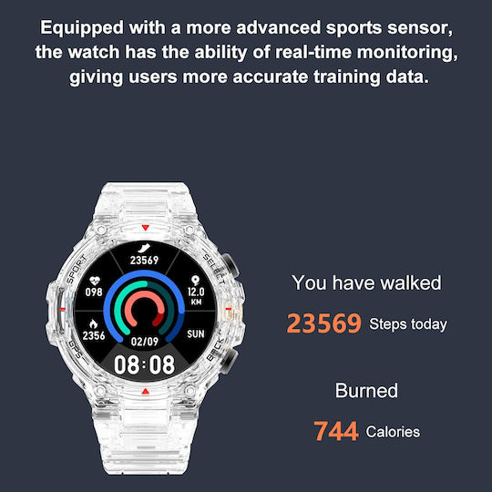 NO.1 DT5 Smartwatch (Transparent)