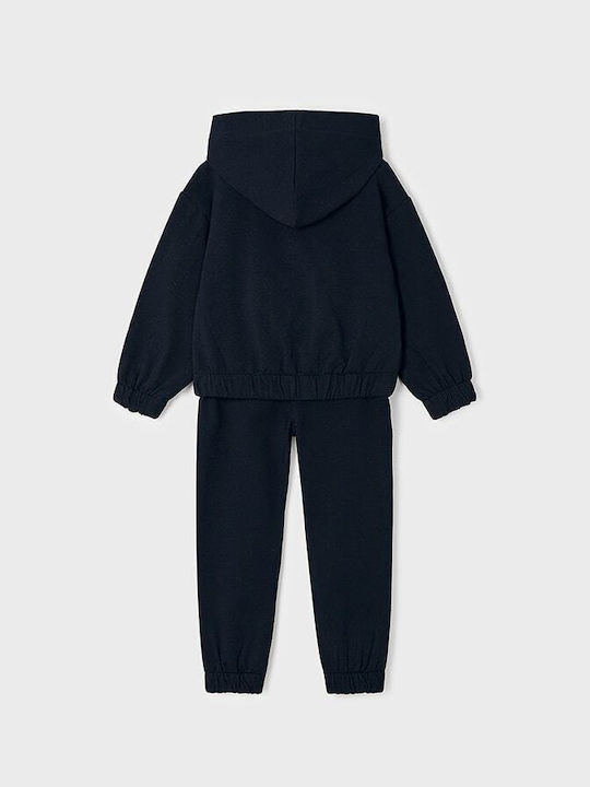 Mayoral Kids Sweatpants Set Navy Blue 2pcs