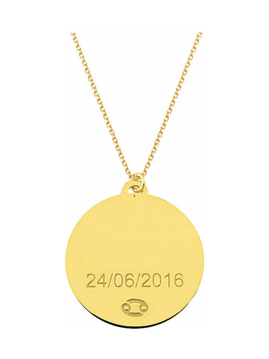 Ekan Necklace Zodiac Sign from Gold 14K