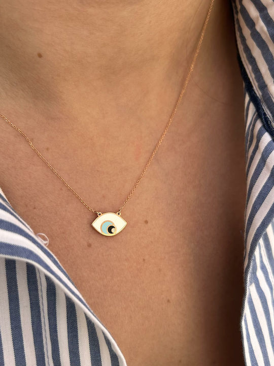 Ekan Eye from Gold 14K with Diamond