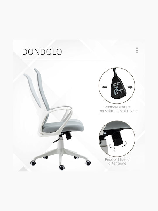 Vinsetto Office Chair with Recline Grey