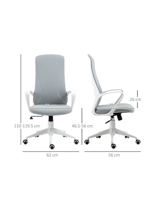 Vinsetto Office Chair with Recline Grey