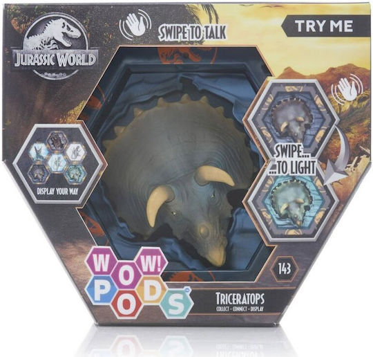 Wow!Stuff Jurassic Dominion: Triceratops SFX Φιγούρα Δράσης 11εκ.