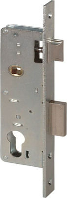 Cisa Recessed Lock with Center 35mm Silver