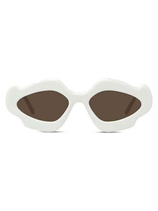 Loewe Sonnenbrillen Λευκά mit Kunststoff Gestell