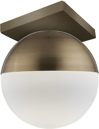 Viokef Violla Modern Lamp Wall with Socket E27 Gold 25x200cm