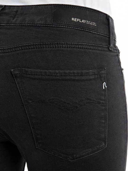 New Luz Damenjeans in Enger Passform Schwarz