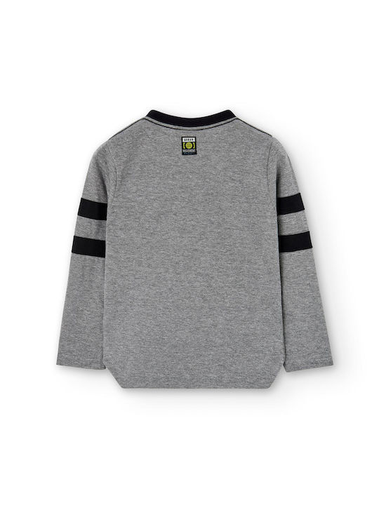 Boboli Kids Blouse Long Sleeve Gray