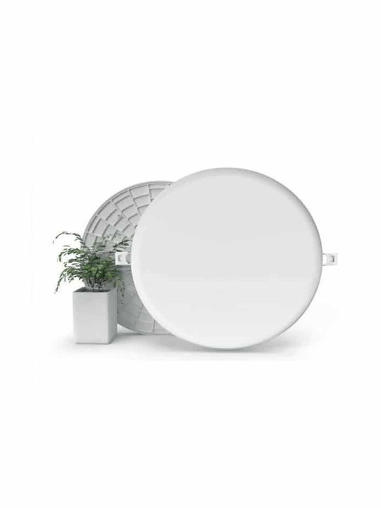 Atman Rund Vertieft LED Panel 18W mit Kaltweiß Licht 6000K