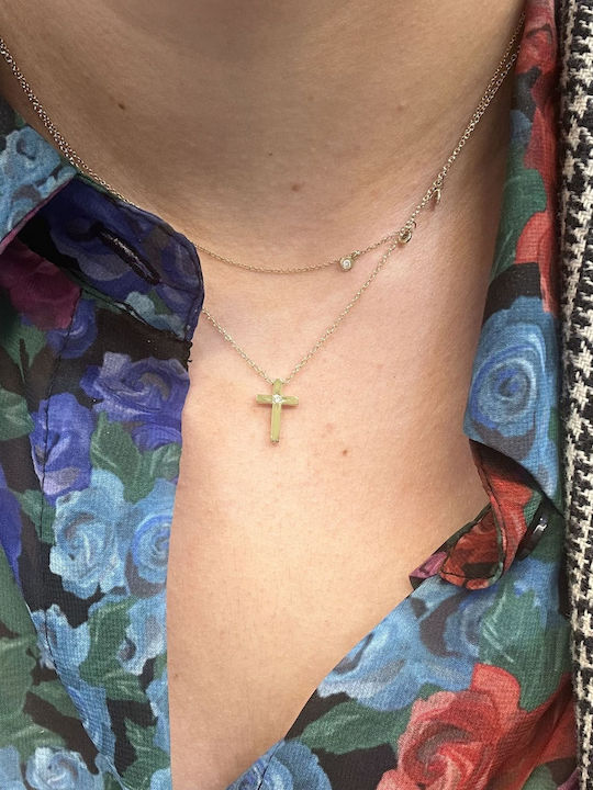 Ekan Gold Cross 14K with Chain