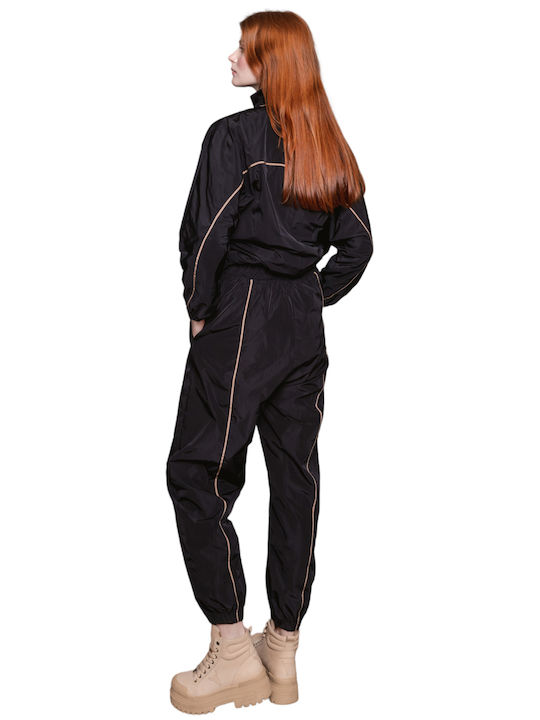 Collectiva Noir Damen-Sweatpants Schwarz