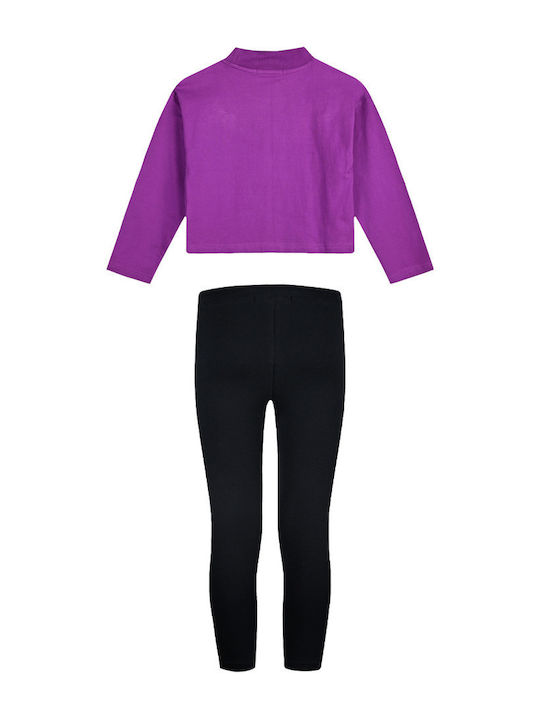 Kids' Set with Leggings Winter 2pcs Papaya