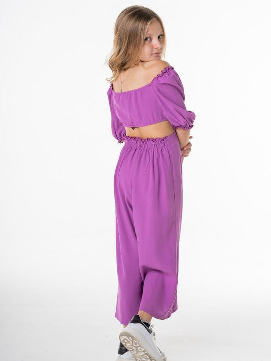 Genius Pantaloni copii Violet