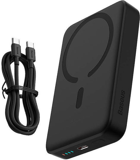 Baseus Magnetic Mini MagSafe Power Bank 10000mAh 30W with USB-C Port Black