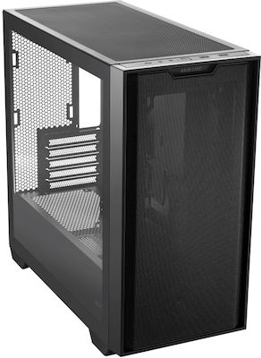 Asus A21 Mini Tower Computer Case with Window Panel Black