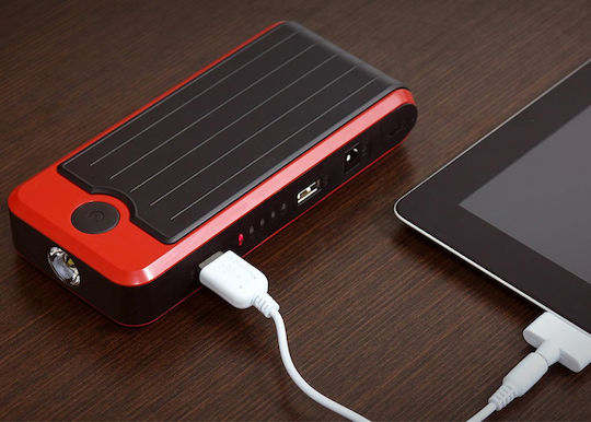 Andowl Pingan T6 Jump Starter Portable Car Battery Jump Starter 12000mAh with Power Bank / Φακό / USB 12V 12000mAh