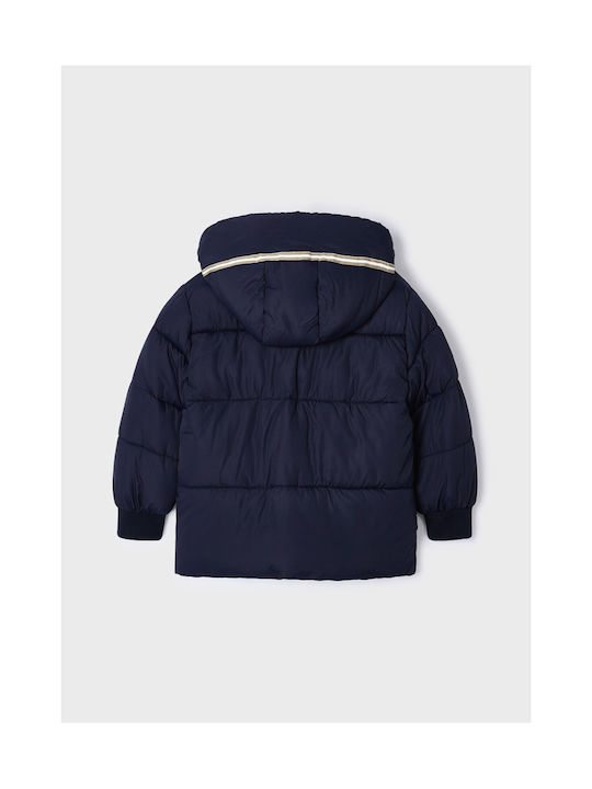 Mayoral Boys Casual Jacket Navy Blue with Ηood