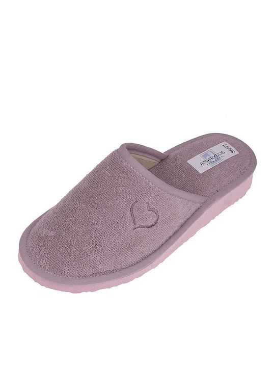 Terry Winter Women's Slippers Purple