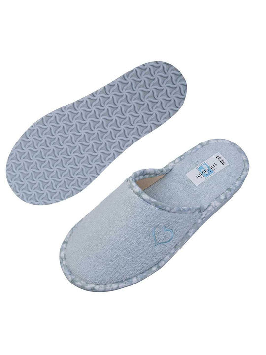 Amaryllis Slippers Terry Women's Slippers Light Blue