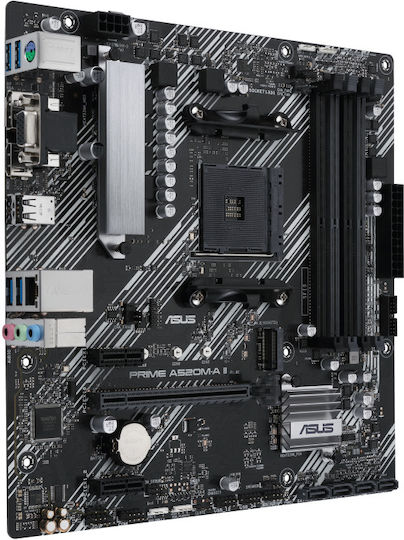 Asus PRIME A520M-A II/CSM Motherboard Micro ATX με AMD AM4 Socket 90MB17H0-M0EAYC