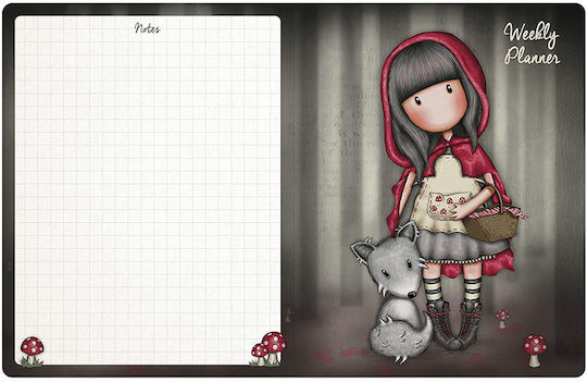 Santoro Autumn Leaves Carnet Cu dungi Multicolor