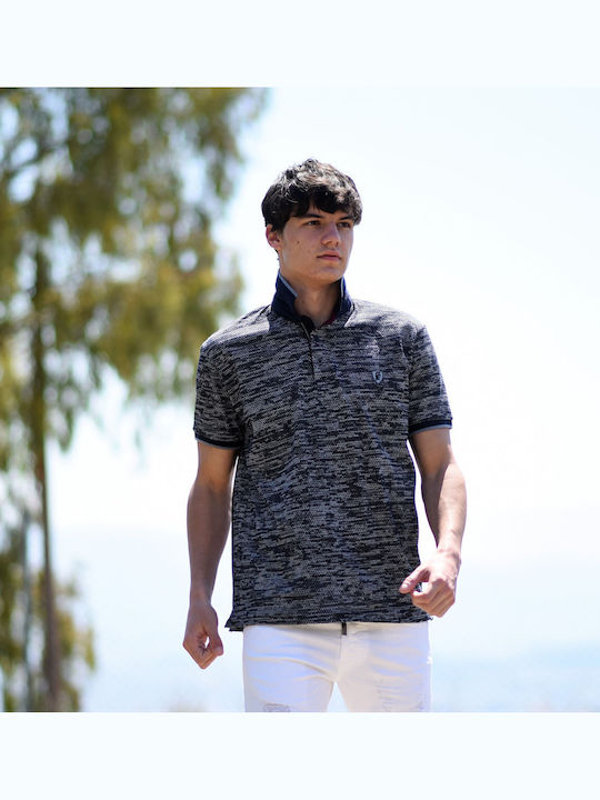 Polo Kurzarmbluse Gray